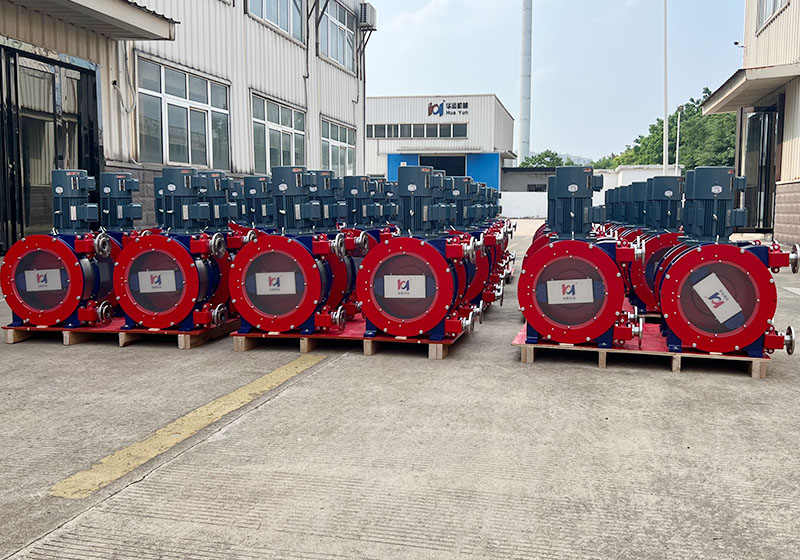 Hefei Huayun has completed the manufacture of more than 60pcs hose pumps designed and produced for a certain group.