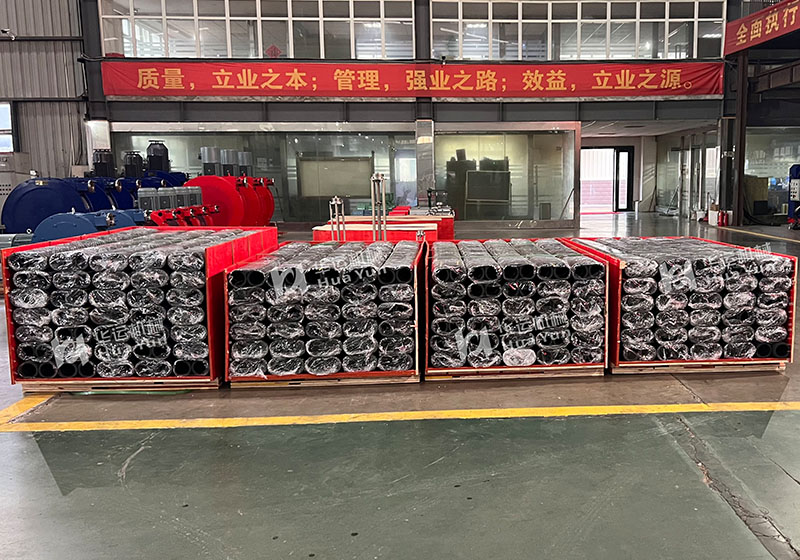 Huayun has completed the manufacture of 400pcs hoses customized for a certain group and is waiting for delivery.