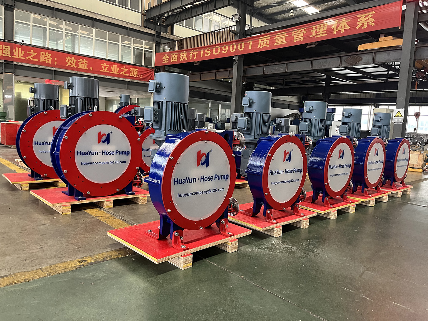 Huayun Machinery Hose Pumps Shipped to South Africa, Empowering Local Environmental Wastewater Treatment