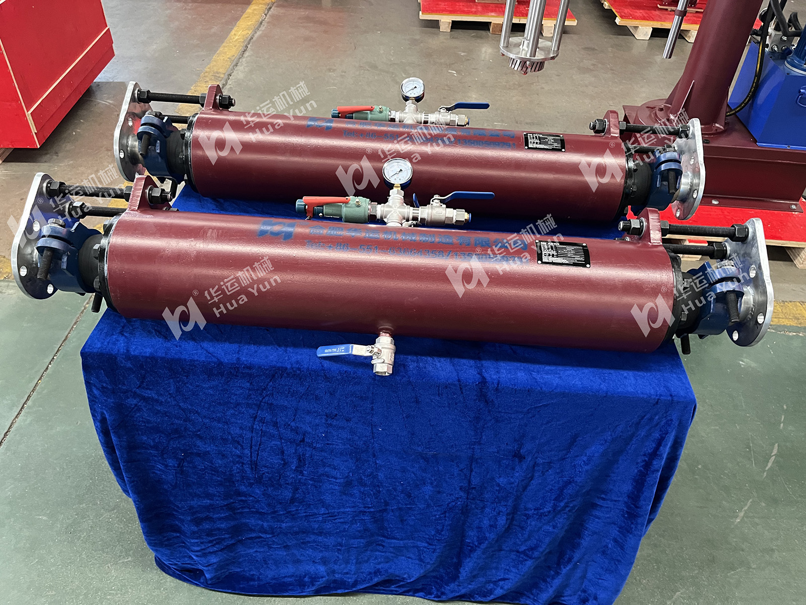 Hefei Huayun Pulsation Dampers Shipped to Support Peristaltic Hose Pumps for Domestic Customer